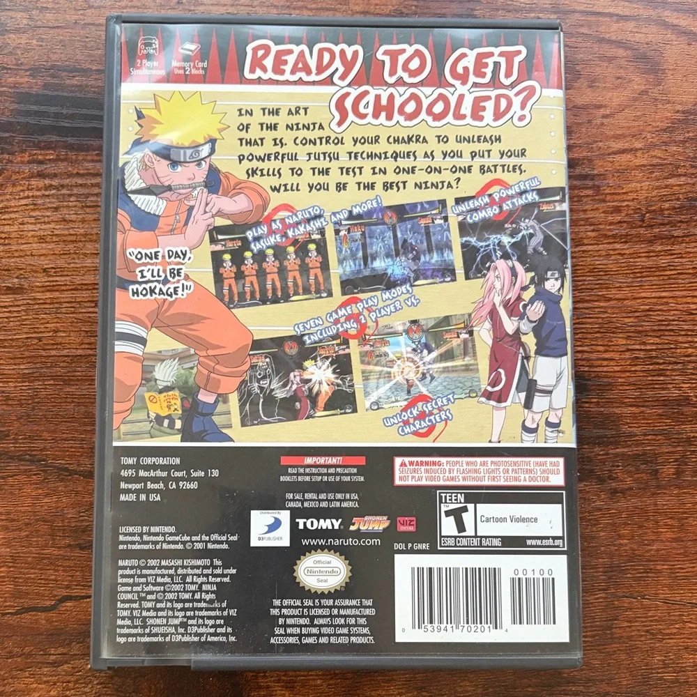 Naruto Clash Of Ninja for GameCube